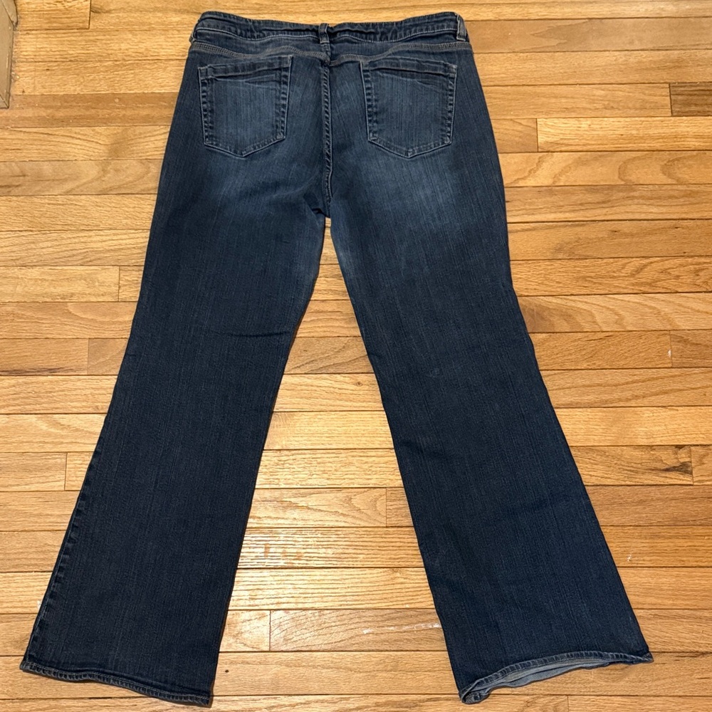 New York & Company Dark Wash Flare Jeans - Picture 5 of 10